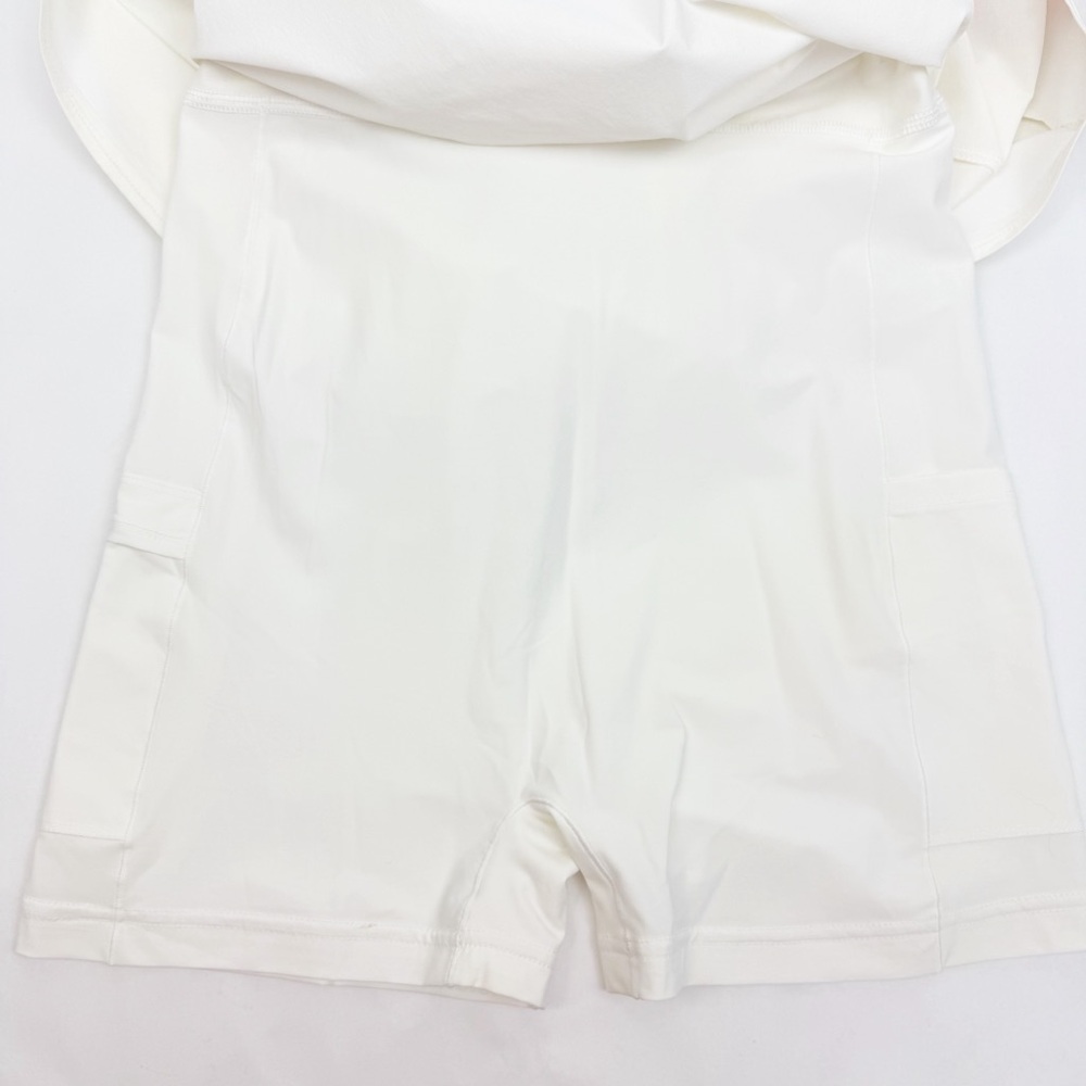Outdoor Voices The Exercise Dress Tennis Athletic Workout White Lined - Picture 10 of 14
